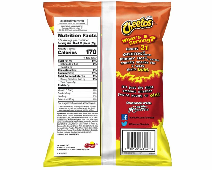 Cheetos Crunchy Flamin Hot 226.8G SNACKS - XMANIA Ireland 4