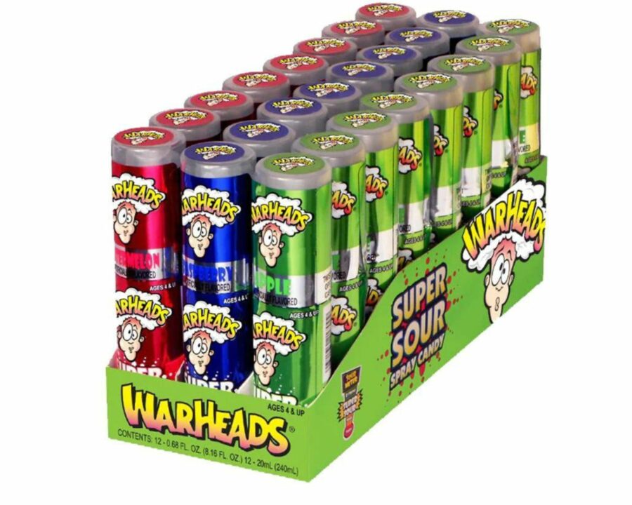 Warheads Super Sour Spray – Blue Raspberry 20ML CANDY’S - XMANIA Ireland 6