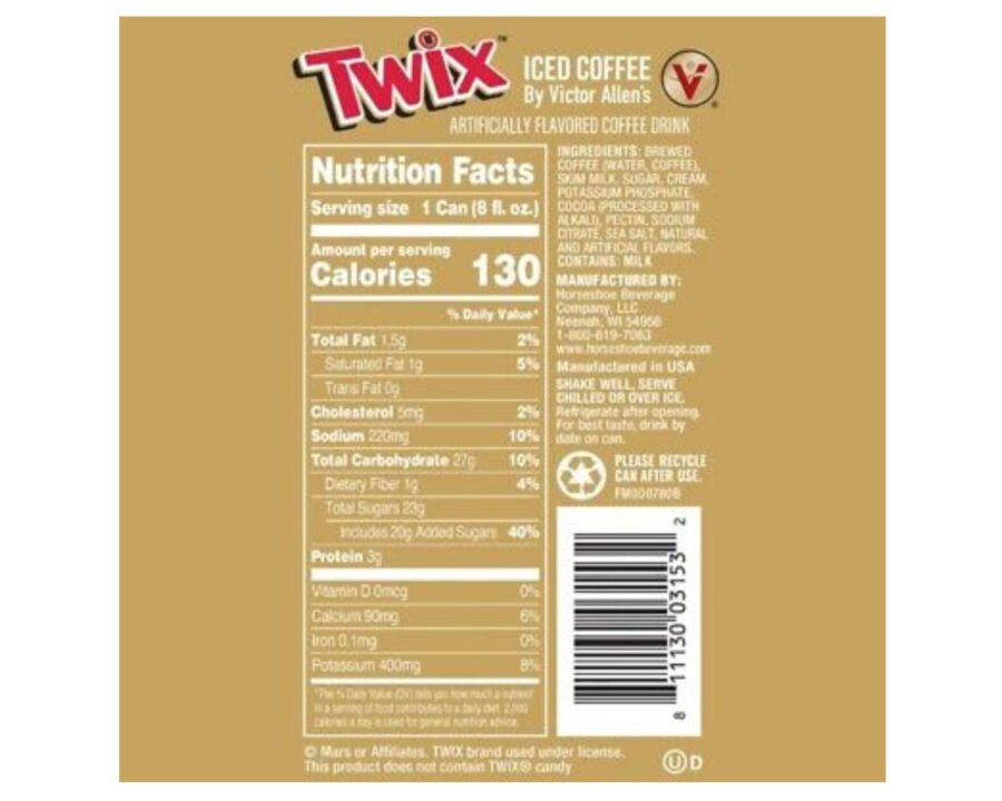 Twix Iced Coffee 230ML CHOCOLATE - XMANIA Ireland 6